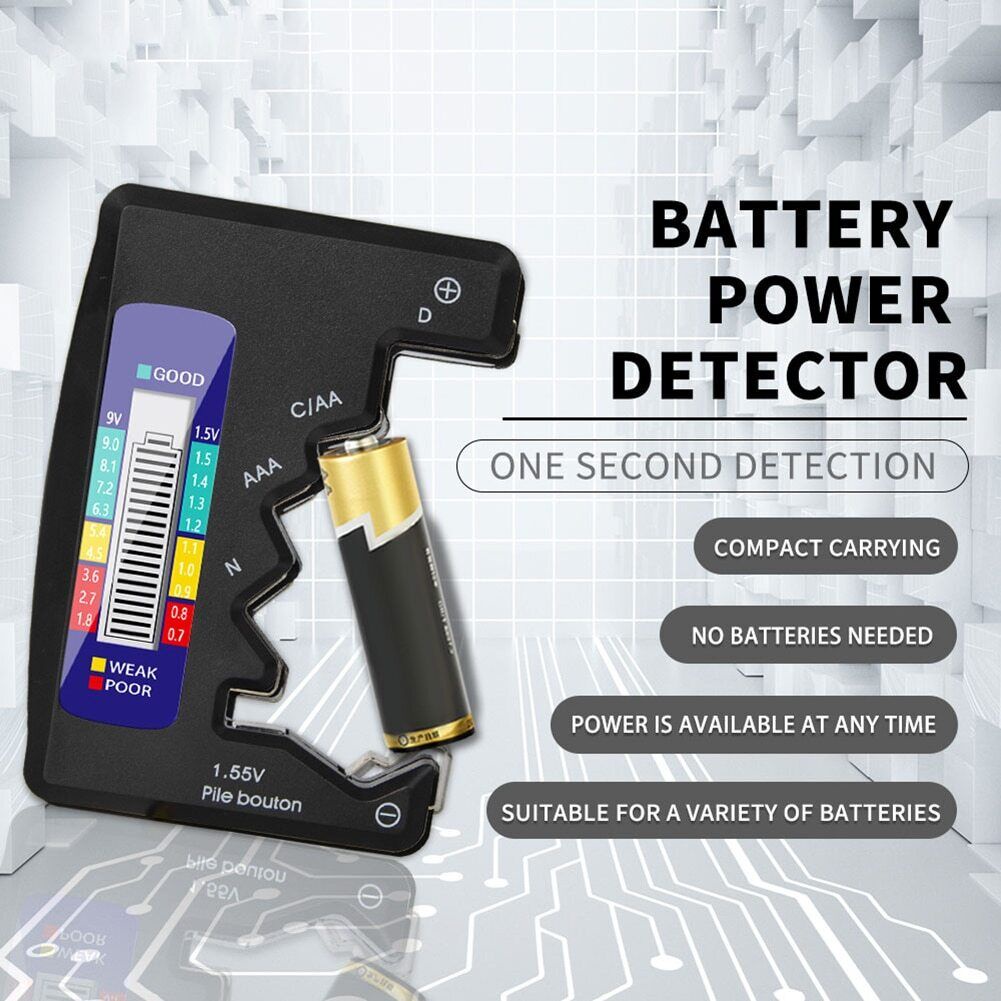 เครื่องวัดแบตเตอรี่-จอแสดงผล-lcd-สำหรับ-c-d-n-aa-aaa-9v-1-5v-ส่งจากไทย