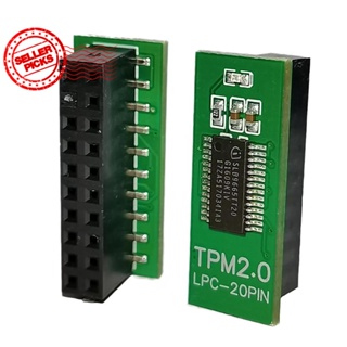 Tpm โมดูล Lpc 20pin สําหรับ ASUS Intel AMD GIGABYTE Encryption Security Module Remote Card รองรับ N4I5