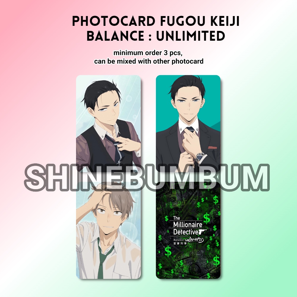 โฟโต้การ์ด Fugou Keiji Balance Unlimited (2 ด้าน) Shopee Thailand