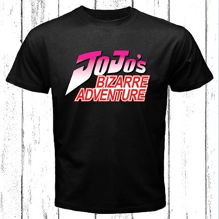 T-Shirtเสื้อยืด พิมพ์ลายการ์ตูน JojoS Bizarre Adventure แฟชั่นเรียบง่าย สําหรับผู้ชาย S-5XL