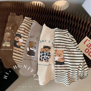 [Babycat] พร้อมส่ง ขายดี ใหม่ เสื้อท็อป คอสูง ผ้ากํามะหยี่ สไตล์เกาหลี ญี่ปุ่น เยอรมัน แฟชั่นฤดูใบไม้ร่วง ฤดูหนาว สําหรับเด็กผู้ชาย ผู้หญิง 2022