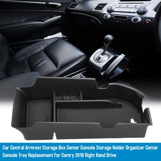 Car Central Armrest Storage Box Center Console Storage Holder Organizer Center Console Tray Replacement For Camry 2018 R