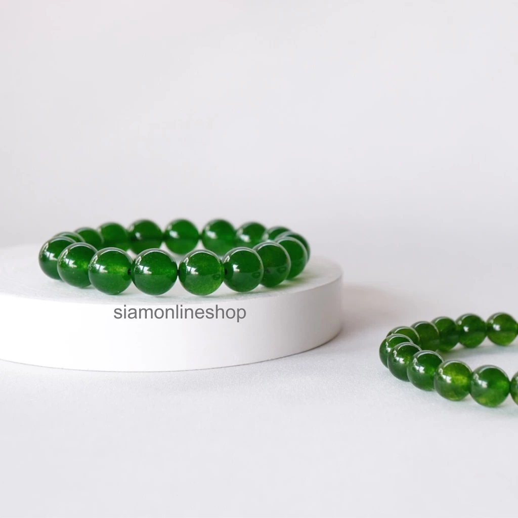 JADE หยกไต้หวัน หยกแท้ เลือกขนาดได้ (4-14 มม.) หินแห่งสรวงสวรรค์ https://wayoza.com