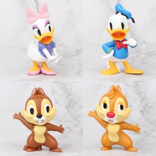 [พร้อมส่ง] โมเดลฟิกเกอร์ Donald Duck Daisy Chip n Dale Mickey Scenario 4 แบบ สําหรับตกแต่งเค้ก