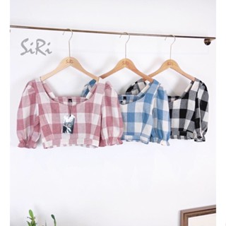 เสื้อทรงแขนตุ๊กตาพองๆทรงบอลลูน  ผ้าดีมากกกไม่บางเลยค่ะ