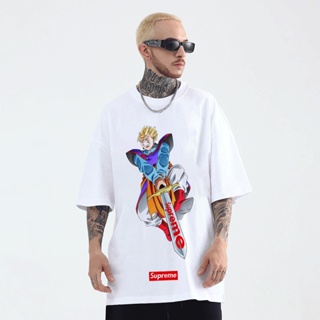 Dragon Ball Anime T-Shirt for Men Son gohan Inspired Cotton Loose Clothing Oversized Tee Shirtsเสื้อยืด_04