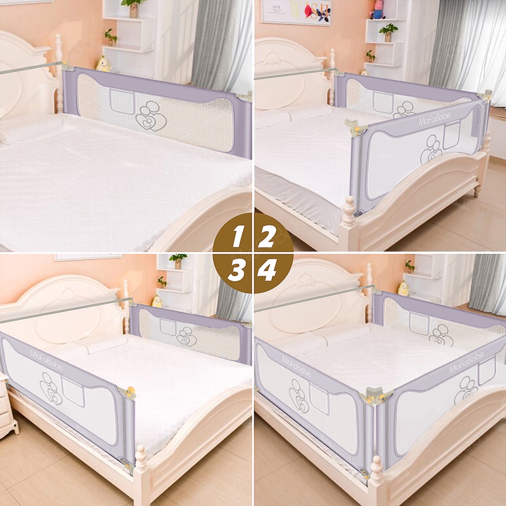 ที่กั้นเตียง-ราวบันไดข้างเตียงที่กั้นเตียง-กันเด็กตกเตียง-รุ่นที่-6-ปรับขึ้นลงด้านเดียวได้-ราวเตียง-1-5-1-8-1-9เมตร