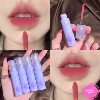 Cappuvini Purple Taro ลิปสติก เนื้อแมตต์กํามะหยี่ สีสวย ติดทน กันน้ำ ลิปสติก เนื้อแมตต์กํามะหยี่ สําหรับนักเรียน