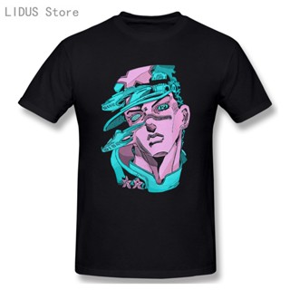 T-ShirtAnzc เสื้อยืดแขนสั้น พิมพ์ลายอนิเมะ Jojo Bizarre Adventure 02 NCZR แฟชั่นเรโทร สไตล์ญี่ปุ่น สําหรับผู้ชาย S-5XL