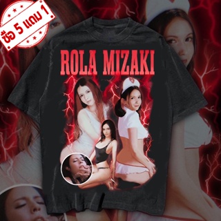 เสื้อยืดผ้าฝ้าย เสื้อดารา AV Rola mizaki หรือ Rola takizawa ที่หลายคนรุ้จัก ป้าย Hiptrack จะเป็นตะเข็บเดี่ยวผ้าหนาค_30