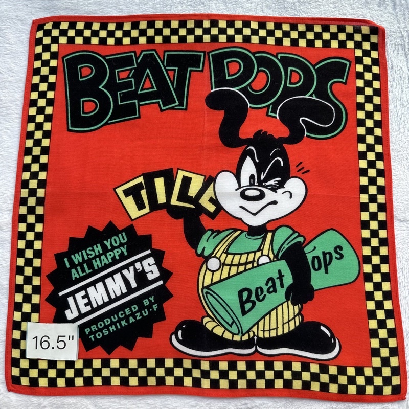 beat-pops-ผ้าเช็ดหน้าลายการ์ตูน