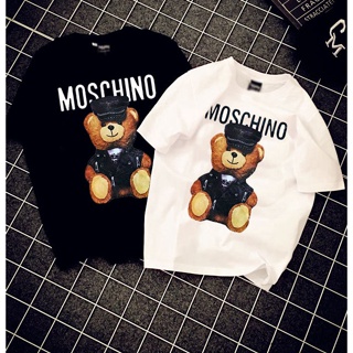 Summer Couple Models Classic Police Bear Short-sleeved Bear T-shirt Tops Clothes Short-sleeved T-shirts Clothes Rou_05