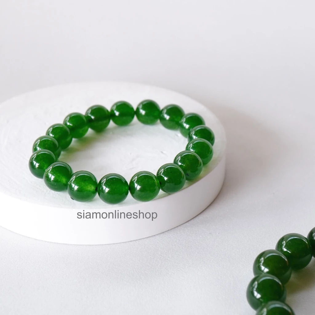 JADE หยกไต้หวัน หยกแท้ เลือกขนาดได้ (4-14 มม.) หินแห่งสรวงสวรรค์ https://wayoza.com