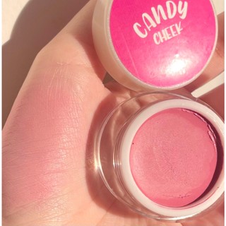 บลัชออนชมพูบาร์บี้ แคนดี้ชีค ทาแก้มตาปาก Candy cheek