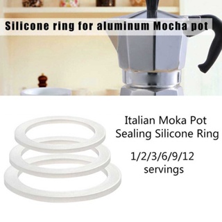 1x Gasket Seal For Coffee Espresso Moka Stove Pot Top Silicone Rubber Replace