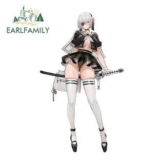 Earlfamily สติกเกอร์กันแดด ลายการ์ตูน Nier 13 ซม. x 7.8 ซม. สําหรับติดตกแต่งรถยนต์ แล็ปท็อป หน้าต่าง