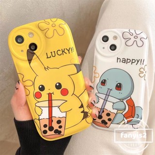 เคสโทรศัพท์มือถือแบบนิ่ม ลายการ์ตูนปิกาจูน่ารัก สําหรับ Compatible with Samsung S21 S20 FE S22 S21 S20 Note 20 Plus M23 M33 M52 M53