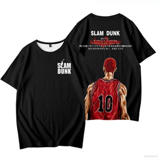 BH3 Slam Dunk Tshirt Unisex Short Sleeve Tops Casual Loose Tee Anime Fashion Graphic Shirt Plus Size HB3_07