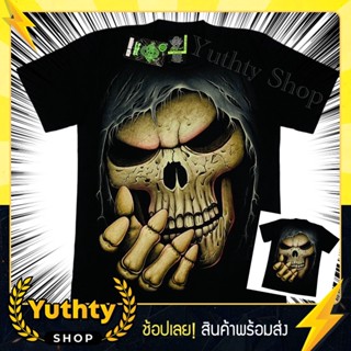 เสื้อ Rock Eagle งานแท้ ลายยมทูต เสื้อยืดเรืองแสง ไม่มีตะเข็บข้าง ใส่ได้ทั้งชายและหญิง_01