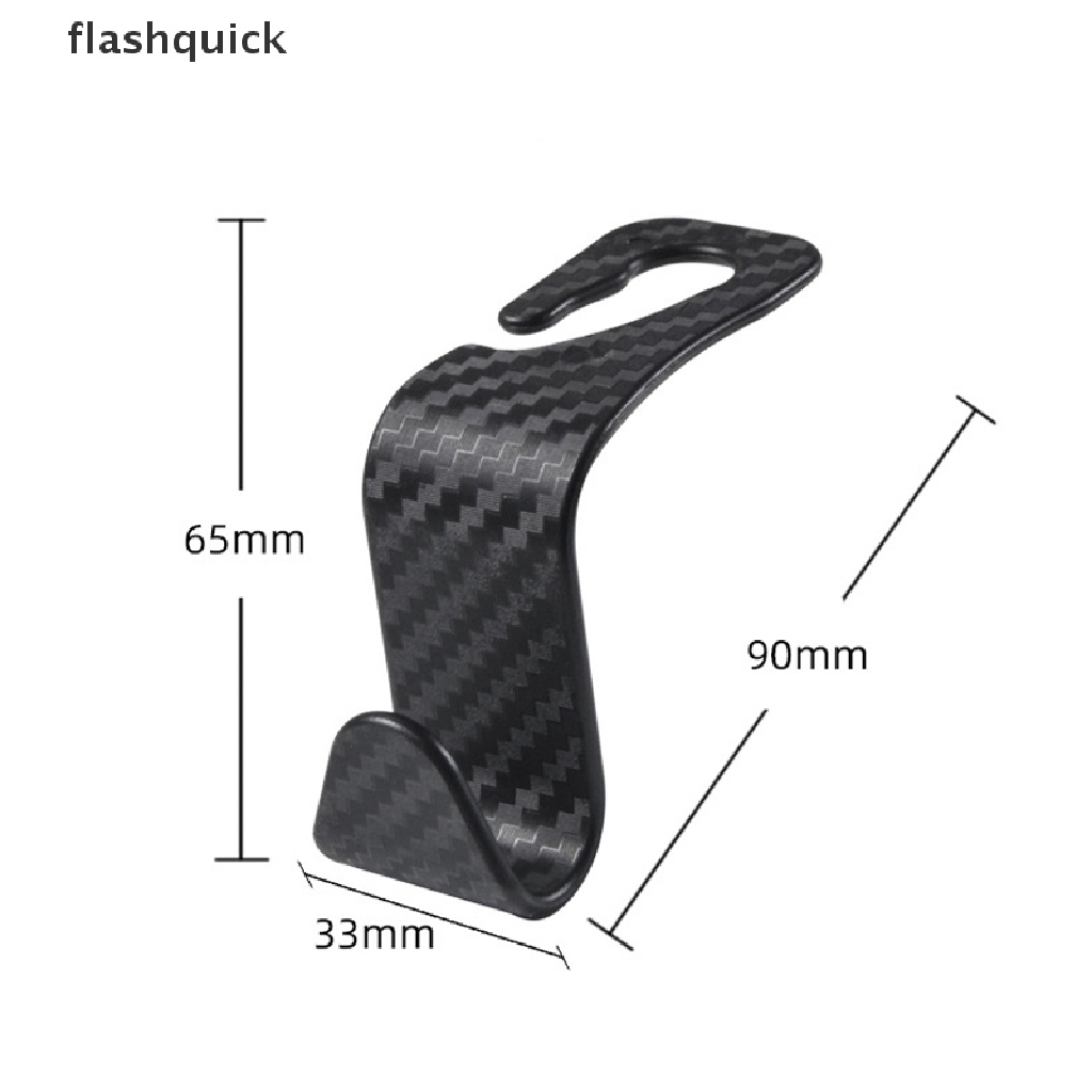 flashquick-1-ชิ้น-สากล-ตะขอหลังเบาะรถ-อุปกรณ์เสริมในรถยนต์-ที่แขวนภายใน-ที่เก็บของ-ดี