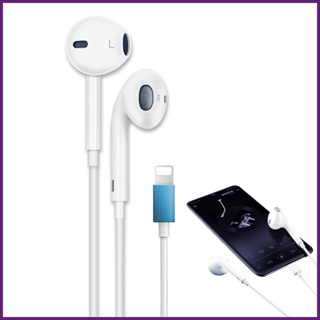 หูฟังอินเอียร์ แบบมีสาย พร้อมไมโครโฟน สําหรับ Iphone 13 12 11 Pro XS Max Mini 7 Plus