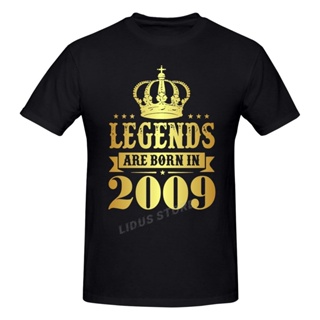 Legends Are Born In 2009 13 Years For 13th Birthday Gift T shirt  T-shirt 100% Cotton a birthday present_03