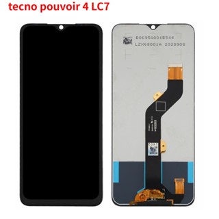 หน้าจอสัมผัส LCD 7.0 นิ้ว แบบเปลี่ยน สําหรับ Tecno Pouvoir 4 LC7