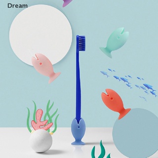 &lt;Dream&gt; ที่เก็บแปรงสีฟัน ซิลิโคน รูปการ์ตูนสัตว์ ปลา ขนาดเล็ก แบบพกพา ลดราคา