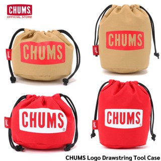 CHUMS Logo Drawstring Tool Case / ถุงกระเป๋าอเนกประสงค์ ถุงใส่กระป๋องแก๊ส แก๊สซาลาเปา ถุงหูรูด อุปกรณ์แคมป์ปิ้ง ชัมส์