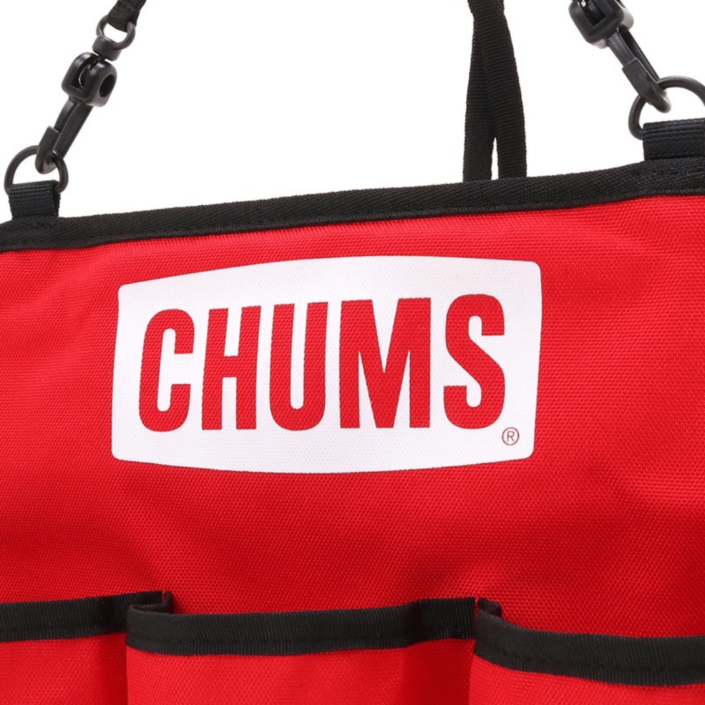 chums-logo-wall-pocket-กระเป๋าใส่อุปกรณ์ครัว-กระเป๋าแขวน-ใส่ช้อนส้อม-เคสใส่อุปกรณ์ครัว-cutlery-อุปกรณ์แคมป์ปิ้ง-ชัมส์