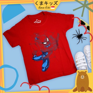 Kids Children Child T-shirt Print Premium Spiderman Spider Man Shirt Tshirt Toddler Boy Girl Clothing Top KK012_08