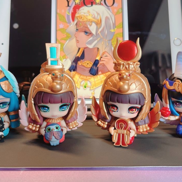 ของแท้-พร้อมส่ง-aaru-ตุ๊กตาอียิปต์-2nd-generation-blind-box-สําหรับตกแต่งสวน-เก็บสะสม-2-ชิ้น