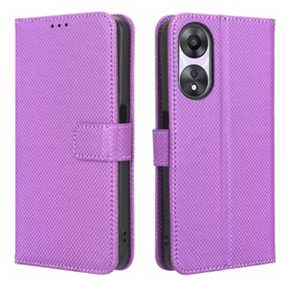 OPPO A78 5G เคส PU Leather Case เคสโทรศัพท์ Stand Wallet OPPOA78 5G เคสมือถือ Cover