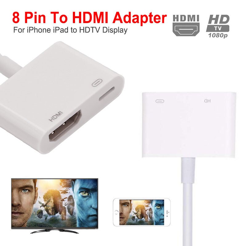 ภาพหน้าปกสินค้าEYD HD02 TV Lighting To HDMI 3in1 โอนสาย เชื่อมโยง เส้นข้อมูล HD 1080P จากร้าน eydstore1.th บน Shopee