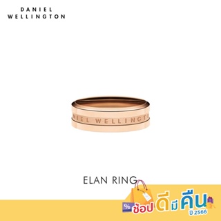 (ทักแชทรับโค้ด) Daniel Wellington แหวน ELAN RING 52 มม โรสโกลด์