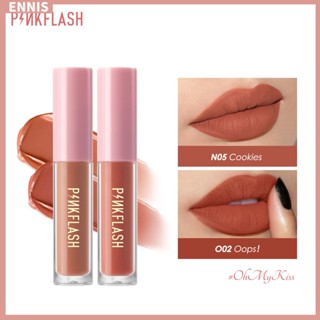 Pinkflash OhMyKiss ลิปกลอส เนื้อแมตต์ ให้ความชุ่มชื้น ติดทนนาน