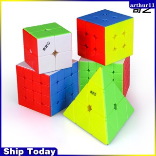 Arthur QIYI Magic Cube ลูกบาศก์ปริศนา หมุนได้ ของเล่นสําหรับเด็ก