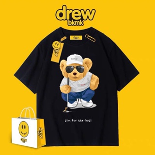 Drew Bear Nasa Unisex Basic Tee 100% Cotton T-shirt, plain T-shirt oversize wide form - AT15_01