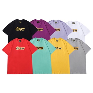 **--**drew fashion LOGO printing casual short sleeve round neck T-shirt_03