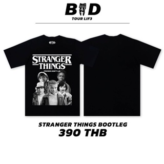 เสื้อยืดผ้าฝ้ายเสื้อยืดผ้าฝ้าย Badcompany.th เสื้อยืดสกรีนลาย " stranger things "