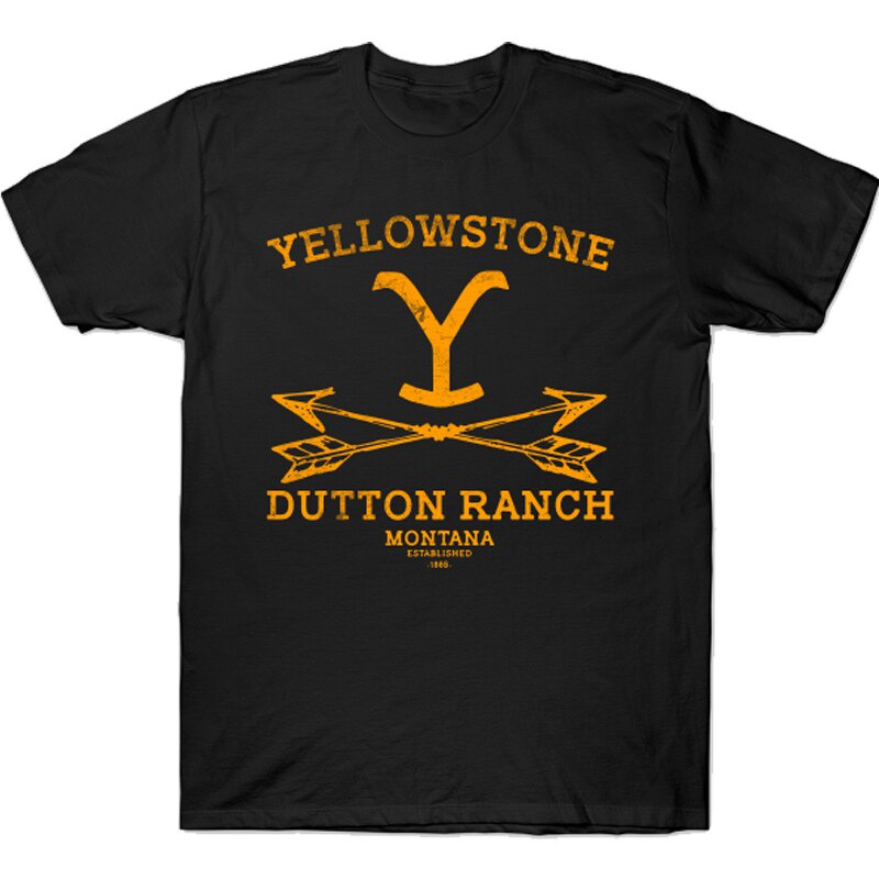 Baumwolle Polyester Mix Yellowstone Dutton Ranch Kapuzenjacke Mit Logo - Offizielle Merchandise Für Fans Der Serie Offizielle Yellowstone Merch
