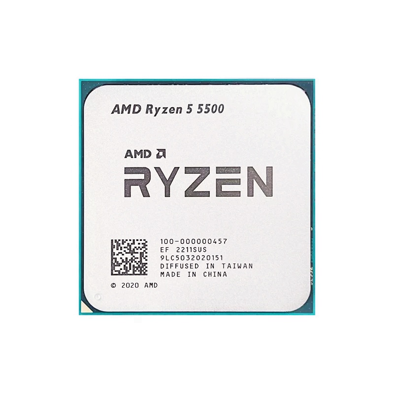 โปรเซสเซอร์-cpu-amd-ryzen-5-5500-r5-5500-3-6ghz-6-core-12-thread-7nm-l3-16m-100-000000457-ใหม่-ซ็อกเก็ต-am4-แต่ไม่มีคูลเลอร์-dxxj