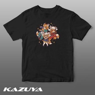 Kazuya TM-0284 เสื้อยืด พิมพ์ลายอนิเมะ RED PANDA SPY X FAMILY สไตล์ญี่ปุ่น