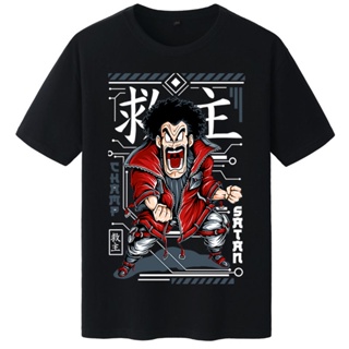 เสื้อยืดคอกลม พิมพ์ลายกราฟฟิค Mr Satan (Dragon Ball Z) แฟชั่นเกาหลี วินเทจ สําหรับผู้ชาย ผู้หญิง 2_04_04