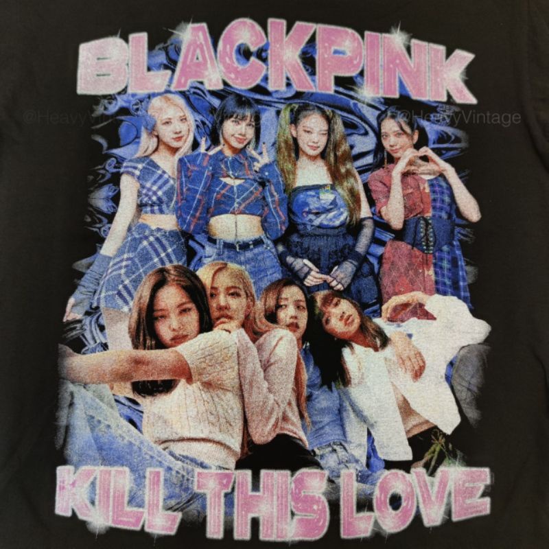 ขายส่งได้-kill-this-love-black-pink-bootleg-k-pop-เสื้อวงเกาหลี-เสื้อยืด-แบล็คพิงค์