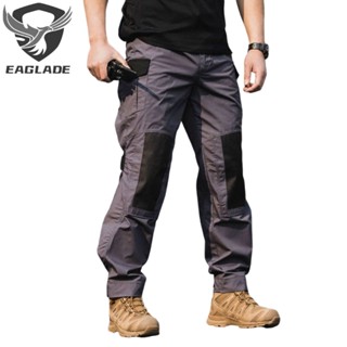 Eaglade กางเกงคาร์โก้ยุทธวิธี สําหรับผู้ชาย SP2/S-3XL สีดํา