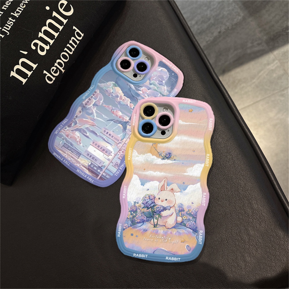 เคสโทรศัพท์มือถือ-tpu-ลายดอกไม้-กระต่าย-ปลาวาฬ-สําหรับ-oppo-a17-a57-2022-a15-a16-a16k-a54-a12-a5s-a7-a94-a93-a3s-a11k-a53-a31-a52-a92-a37-f9-a1k-a76-a36-5f-a9-2020
