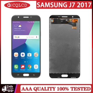 หน้าจอ Samsung Galaxy J7 2017 J727 อะไหล่หน้าจอสัมผัสดิจิทัล LCD แบบเปลี่ยน สําหรับ