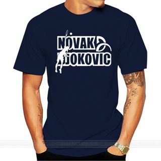 [พร้อมส่ง] เสื้อยืด พิมพ์ลายโลโก้ Novak Djokovic แฟชั่น สําหรับผู้ชาย และผู้หญิง ขายส่ง