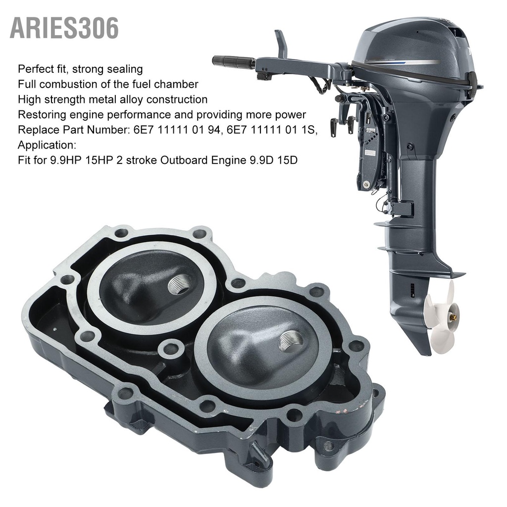 aries306-ฝาสูบ-6e7-11111-00-94-การปิดผนึกที่แข็งแกร่งเหมาะสำหรับ-outboard-9-9hp-15hp-2-จังหวะ